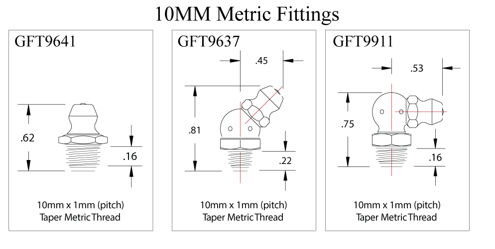 10MM Fittings