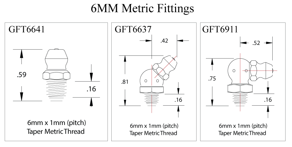 6mm fittings